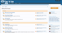 Desktop Screenshot of disneypinforum.com