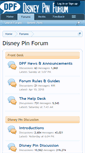 Mobile Screenshot of disneypinforum.com